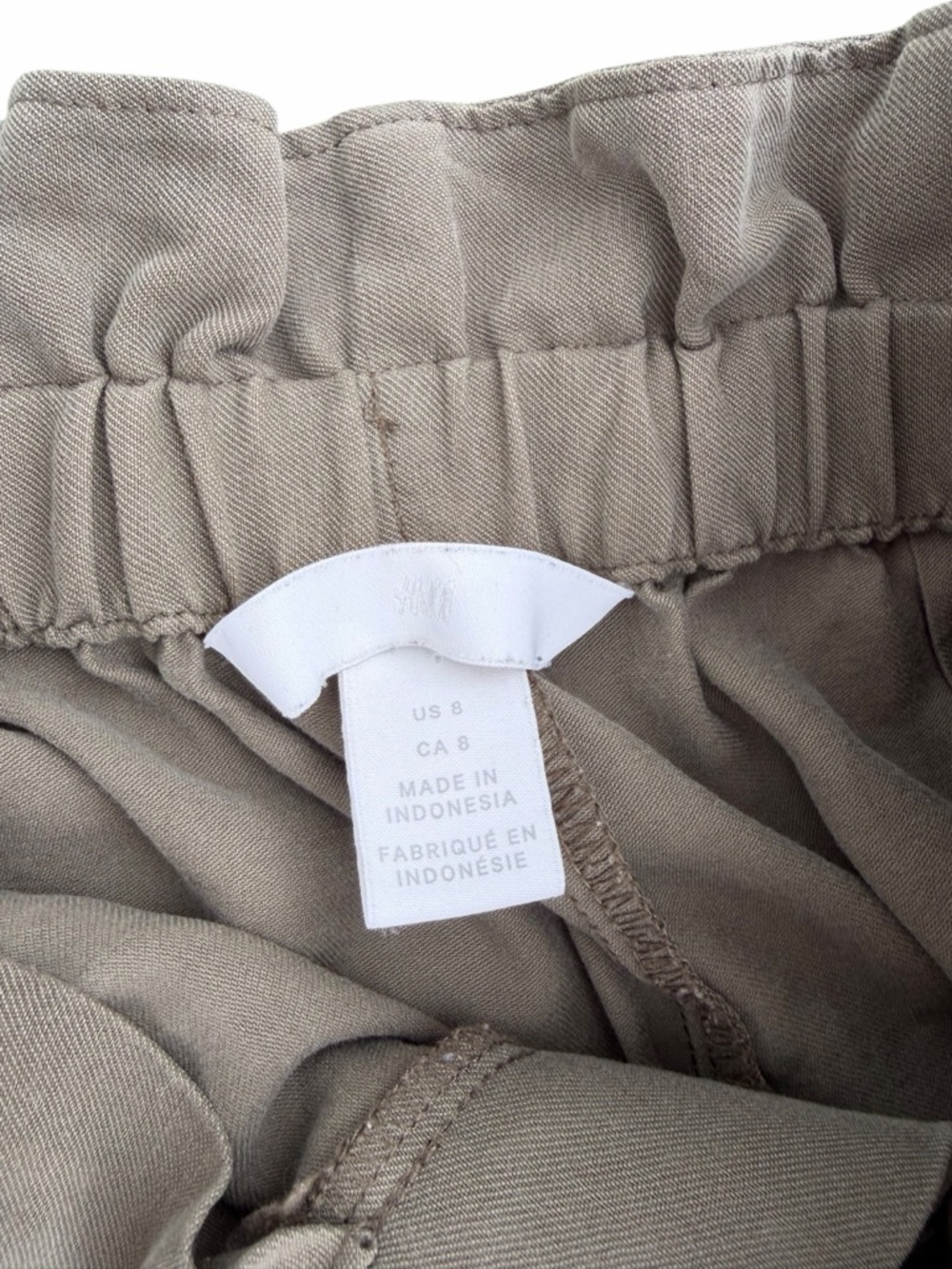 Paper bag Waist Utility Pants Olive Green - Picture 7 of 9
